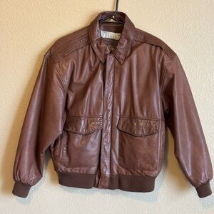 Classic Brown Leather Jacket